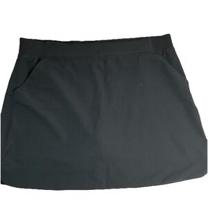 32 Degrees Cool Women's Black Skort Athletic Leisure Shorts Size XL Stretchy EUC
